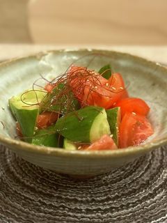 簡単!トマトときゅうりの中華サラダ-レシピのメイン写真