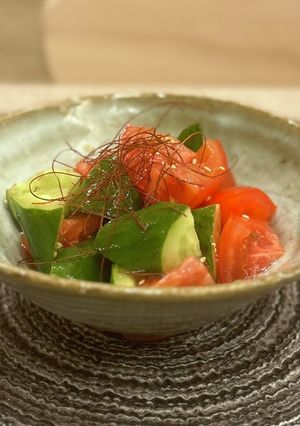 簡単！トマトときゅうりの中華サラダ-レシピのメイン写真