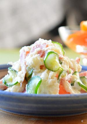 粘りがふわり美味しい長芋のポテトサラダ♪-レシピのメイン写真