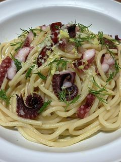 タコとディルのレモンペペロンチーノ-レシピのメイン写真