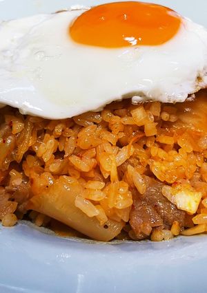 彼氏が食べ過ぎてしまうキムチチャーハン-レシピのメイン写真