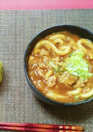 カレーうどん・冷凍うどんレンチン1人分-レシピのメイン写真