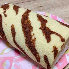虎柄ロールケーキ-レシピのメイン写真