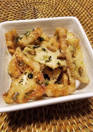 蓮根揚げ 青のりチーズ-レシピのメイン写真