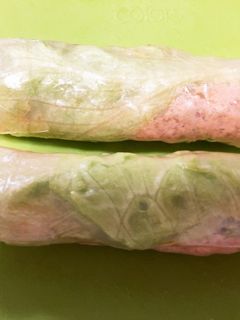 ツナ缶と竹輪でおつまみ その1(生春巻)-レシピのメイン写真