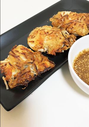節約♡鶏むね肉ともやしのチヂミ風-レシピのメイン写真