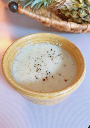 バターと牛乳無し!カリフラワーのスープ❣-レシピのメイン写真
