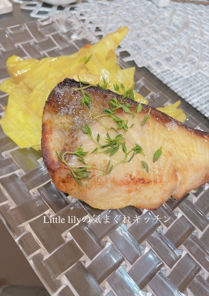 ぶりのカレーマヨ焼き　-レシピのメイン写真