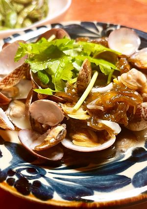 アサリともずくのバター蒸し☆タイ風☆-レシピのメイン写真