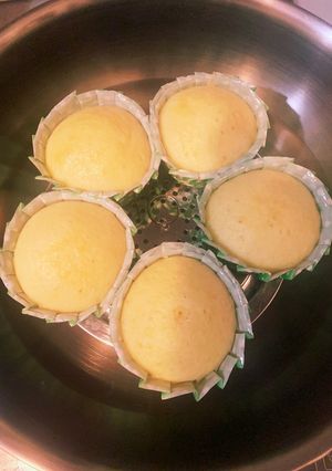 混ぜるだけホットケーキミックス蒸しパン-レシピのメイン写真