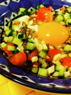 山形だし☆もずく☆夏野菜の浅漬け-レシピのメイン写真