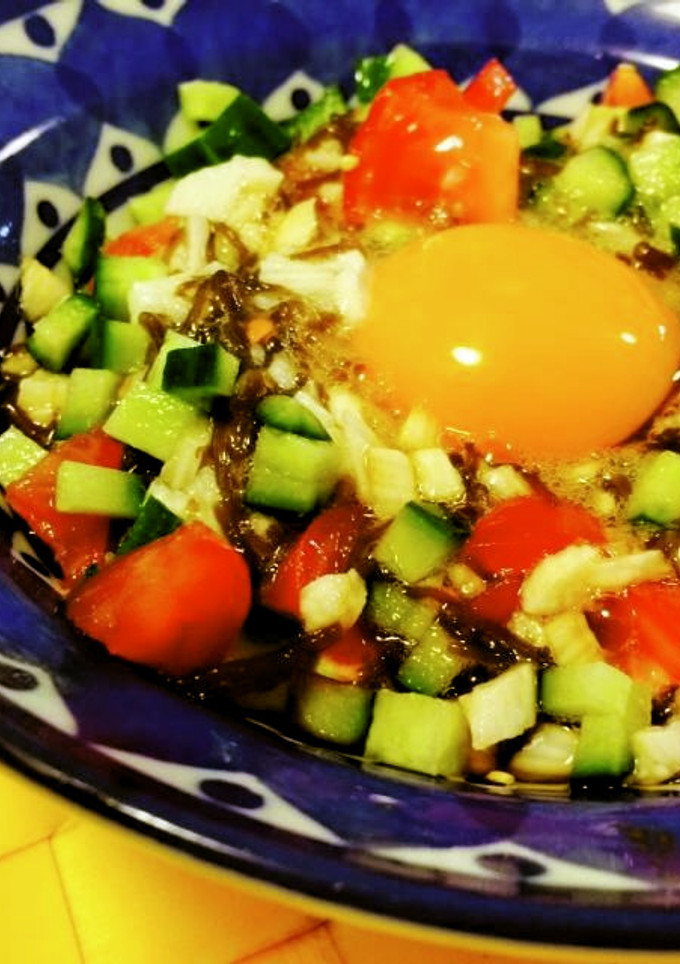 山形だし☆もずく☆夏野菜の浅漬け-レシピのメイン写真