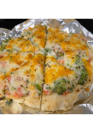 米粉と豆腐のもちふわピザ-レシピのメイン写真