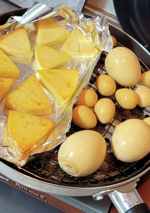 燻製(温燻)卵　チーズ-レシピのメイン写真