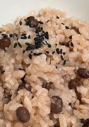 米とお餅で作るお赤飯-レシピのメイン写真