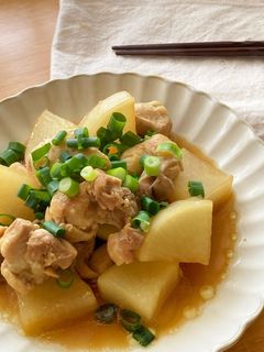 *鶏肉と大根の甘辛煮*-レシピのメイン写真