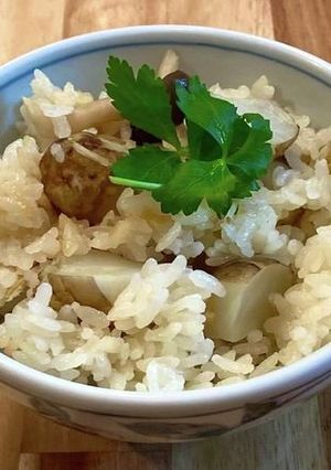 トピナンブール（菊芋）の炊き込みご飯-レシピのメイン写真