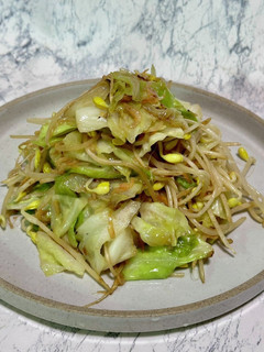 キャベツ豆もやし桜エビ炒め(身内専用)-レシピのメイン写真