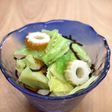 キャベツとちくわの塩ふき昆布和え