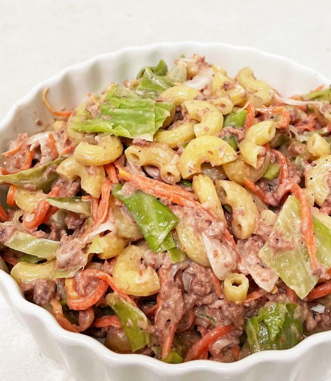 お酒に合う！コンビーフマカロニサラダ by ぺぺろん☆ 【クックパッド