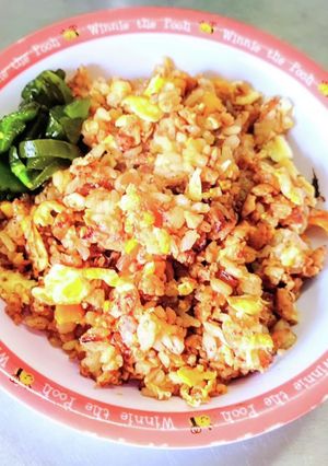 最強の和風チャーハン鶏そぼろ チャーハン-レシピのメイン写真