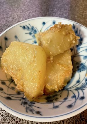 ヤーコンのかんたん胡麻みそ和え　整腸作用-レシピのメイン写真
