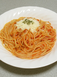 コンソメが決め手♪トマトソースパスタ!!-レシピのメイン写真