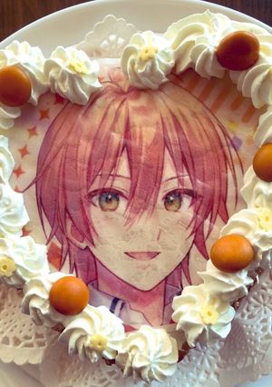 簡単推しデコケーキすとぷりジェルくん-レシピのメイン写真