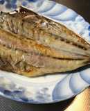 冷蔵庫で乾燥＊自家製アジの干物
