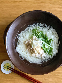 【鶏塩にゅうめん】胃に染みる15分レシピ-レシピのメイン写真