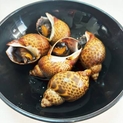 魚屋直伝！あまがらバイ貝の煮付け