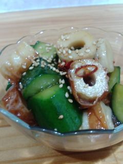 きゅうりとちくわの中華和え-レシピのメイン写真