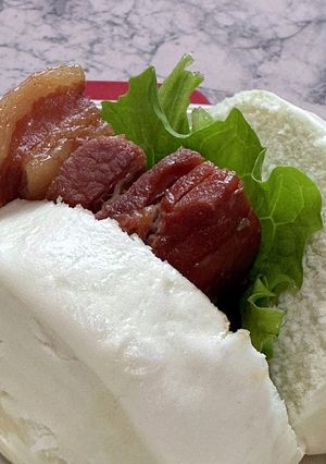 中華小麦パンの角煮包み(身内専用)-レシピのメイン写真