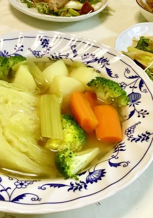 超簡単煮込むだけ炒めない肉なしポトフ-レシピのメイン写真