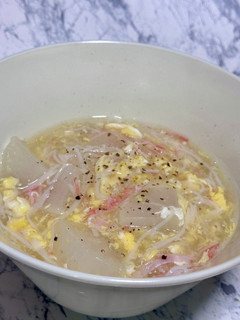 大根カニカマたまごスープ(身内専用)-レシピのメイン写真