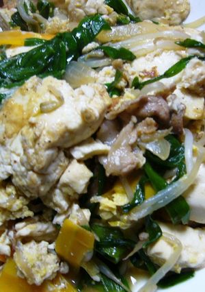 あっさり味でおいしい！豆腐チャンプル-レシピのメイン写真