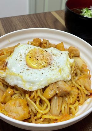 焼くだけ簡単♪キムチ焼きそばッ♪3/15-レシピのメイン写真