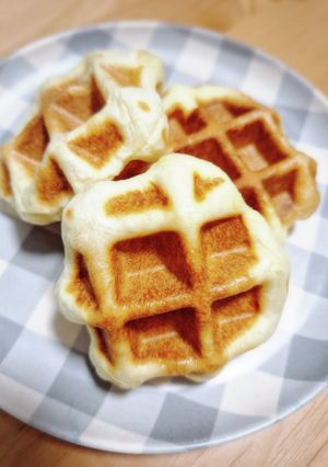 食べた時にサクッと、ふんわり食感ワッフル-レシピのメイン写真