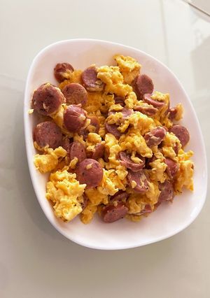 簡単で美味しいチーズスクランブルエッグ-レシピのメイン写真