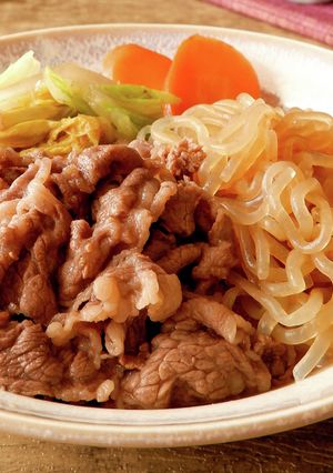 しらたきたっぷりすき煮-レシピのメイン写真