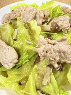 豚肉とキャベツの味噌蒸し-レシピのメイン写真