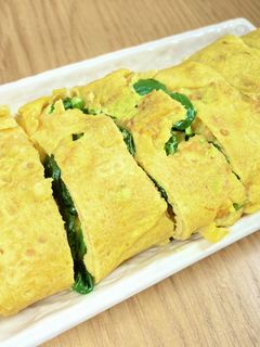 ほうれん草の卵焼き-レシピのメイン写真