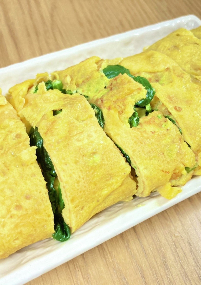 ほうれん草の卵焼き-レシピのメイン写真