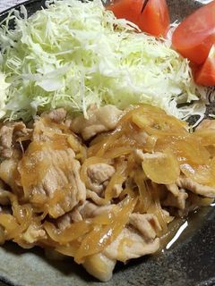 うちの生姜焼き定食-レシピのメイン写真