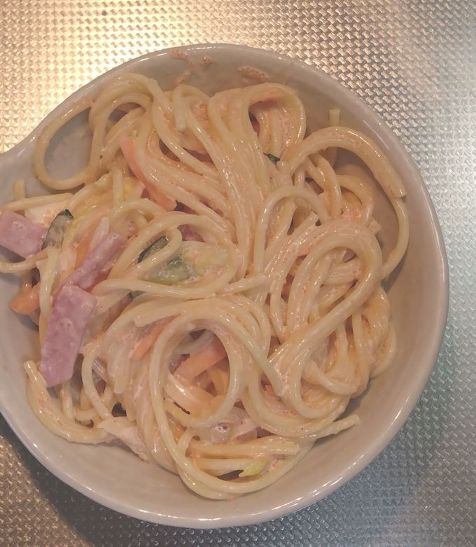 野菜たっぷりの明太子スパサラ-レシピのメイン写真