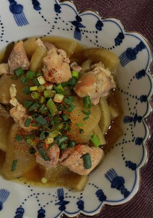 超簡単♥大根と鶏もも肉の煮物-レシピのメイン写真