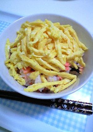 鮭ごはん錦糸たまご-レシピのメイン写真