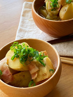 *新じゃがとベーコンの甘辛バター煮*-レシピのメイン写真