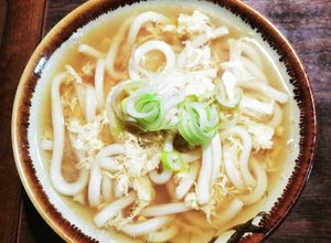 お出汁の効いた減塩醤油かきたまうどん-レシピのメイン写真