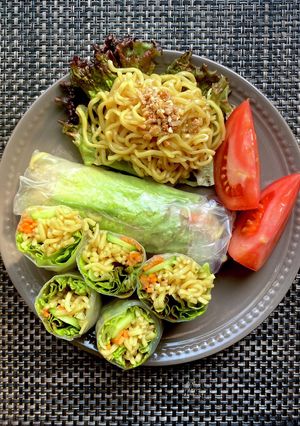 インスタント麺で生春巻き-レシピのメイン写真